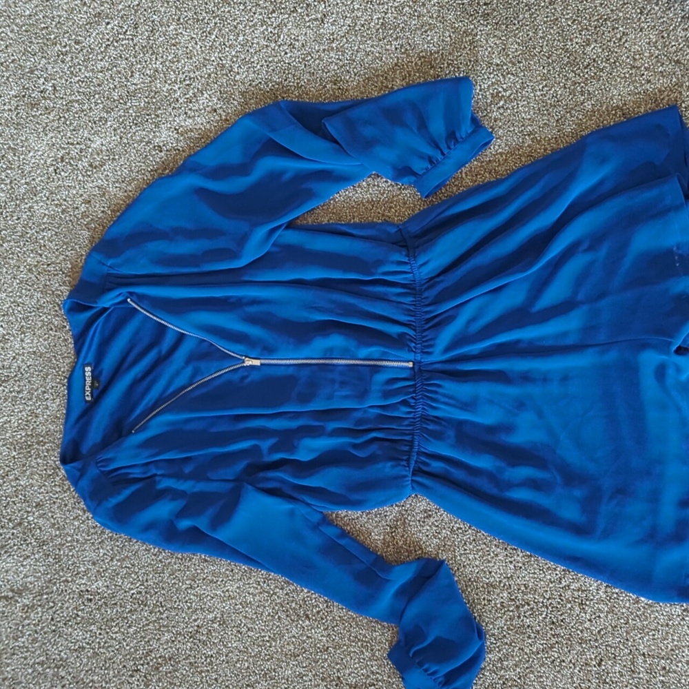Blue romper. Express.
